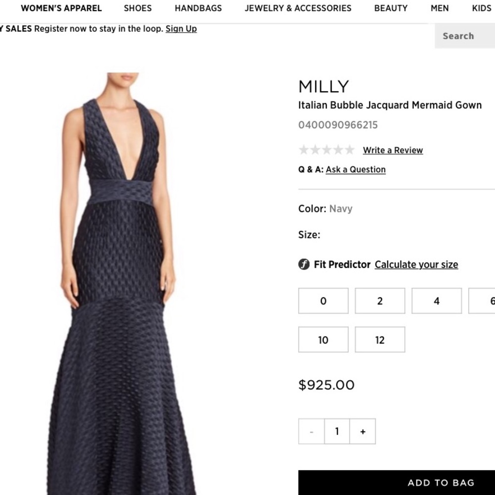 Beautiful evening gown  detachable bralette